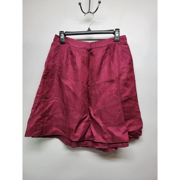 Burgundy skirt with pockets - Picture 1 of 5